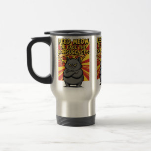 Caneca Térmica "Caneca de Pizza Engraçada – Fatia de Felicidade p
