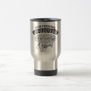 Caneca Térmica Caneta ADVENTURE - escolha estilo e cor