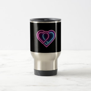 Caneca Térmica Caneta Dia de os namorados, cor-de-rosa/azul
