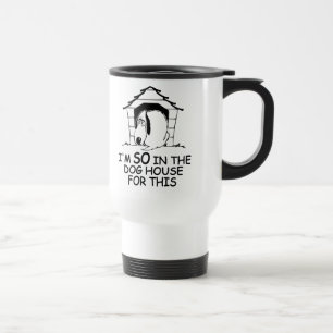 Caneca Térmica Caneta DOG HOUSE - escolha estilo e cor