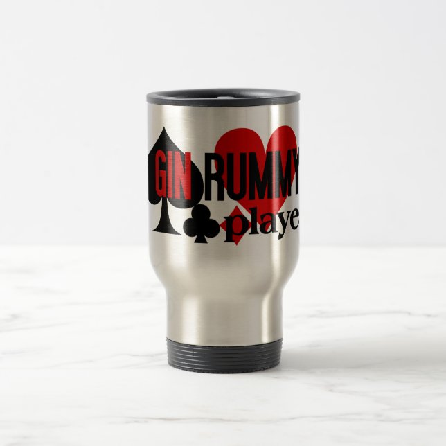 Caneca Térmica Caneta Gin Rummy Player (Centro)
