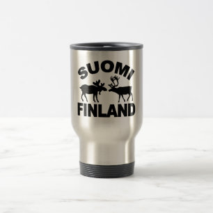 Caneca Térmica Caneta Moose & Reindeer da Finlândia - escolha o e