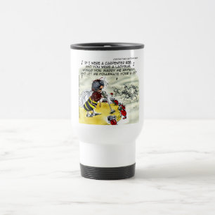 Caneca Térmica Cantores de Boate Noturna de Insetos Engraçados