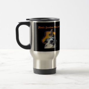 Caneca Térmica Cão de Violão de Mug