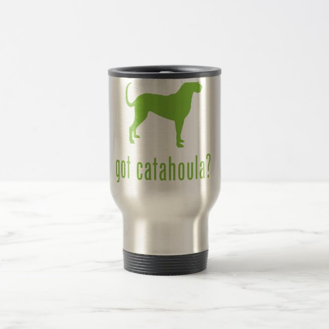 Caneca Térmica Cão do leopardo de Catahoula (Centro)