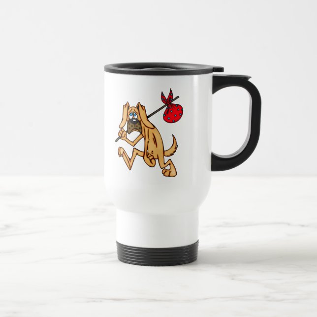 Caneca Térmica Cão dos desenhos animados do vagabundo do (Direita)