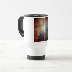 Caneca Térmica Caos no Coração de Orion Spitzer Hubble Composto