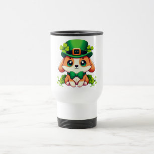 Caneca Térmica Cãozinho do Dia de São Patrício