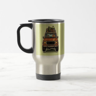 Caneca Térmica Capa de Caminhão Off-Road Capivara Personalizada