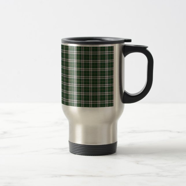 Caneca Térmica Capa verde Breton tartan (Direita)