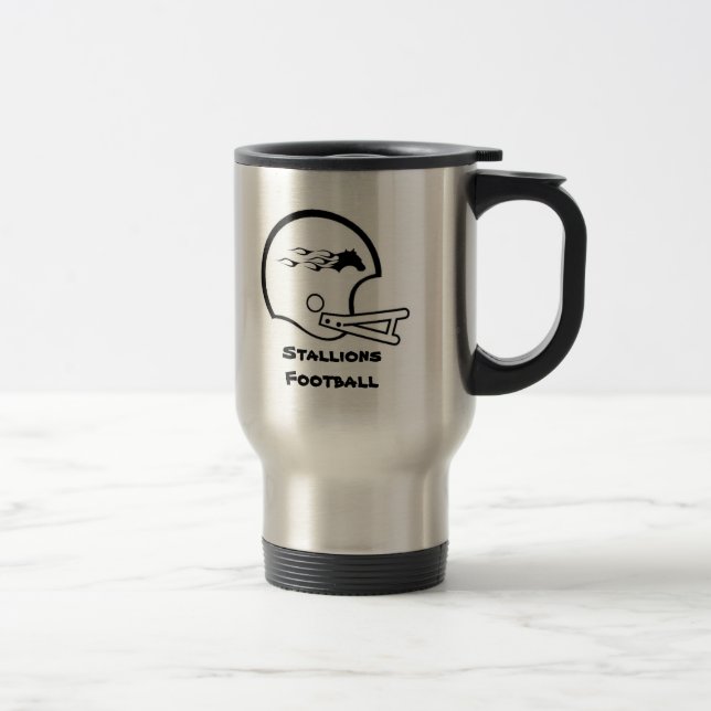 Caneca Térmica capacete, futebol dos garanhões (Direita)