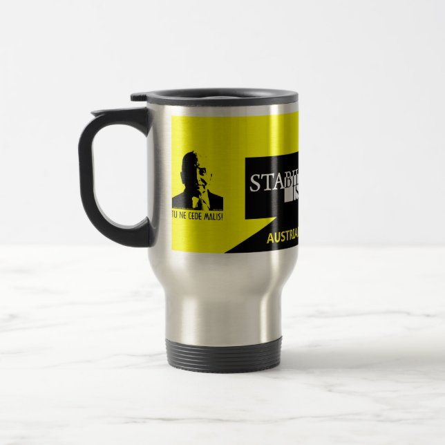 Caneca Térmica Capitalismo de Anarcho do austríaco (Esquerda)