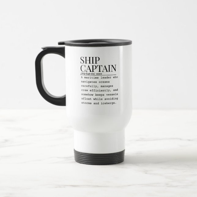 Caneca Térmica capitão de navio (Esquerda)