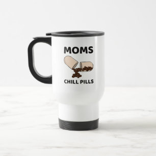 Caneca Térmica Cápsula de Grão de Café Pílulas Legais da Mamãe