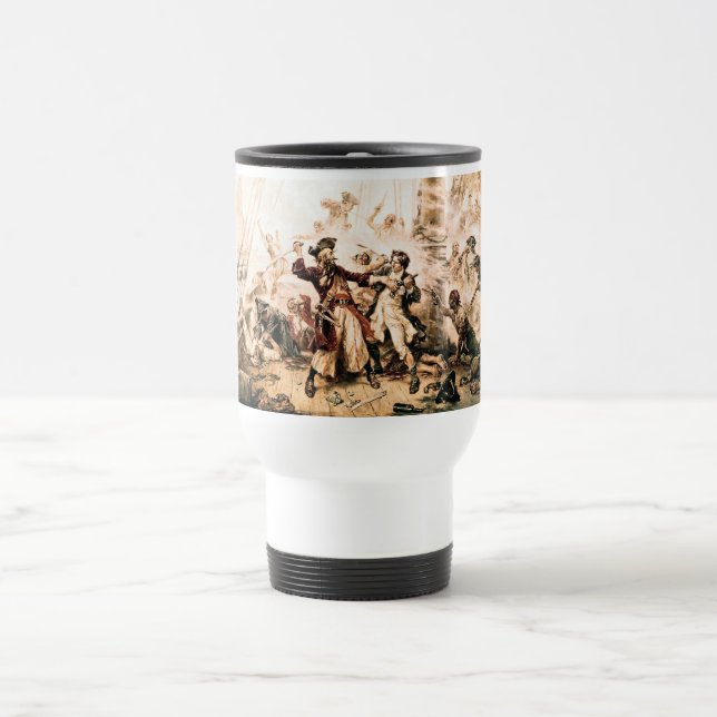 Caneca Térmica Captura, Barba Negra Pirata, Vingança da Rainha An (Centro)