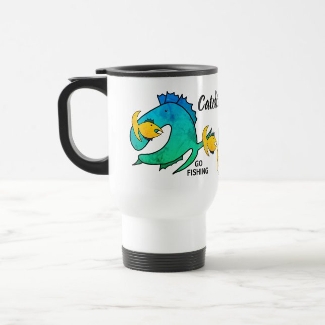 Caneca Térmica Captura e Comida de Pesca (Esquerda)