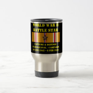 Caneca Térmica Captura E Defesa Da Campanha De Guadalcanal