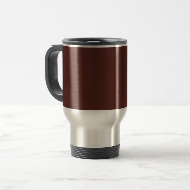 Caneca Térmica Caput mortuum (cor sólida)  (Frente Esquerda)
