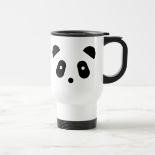 Caneca Térmica Cara bonito da panda do ~ de Kawaii