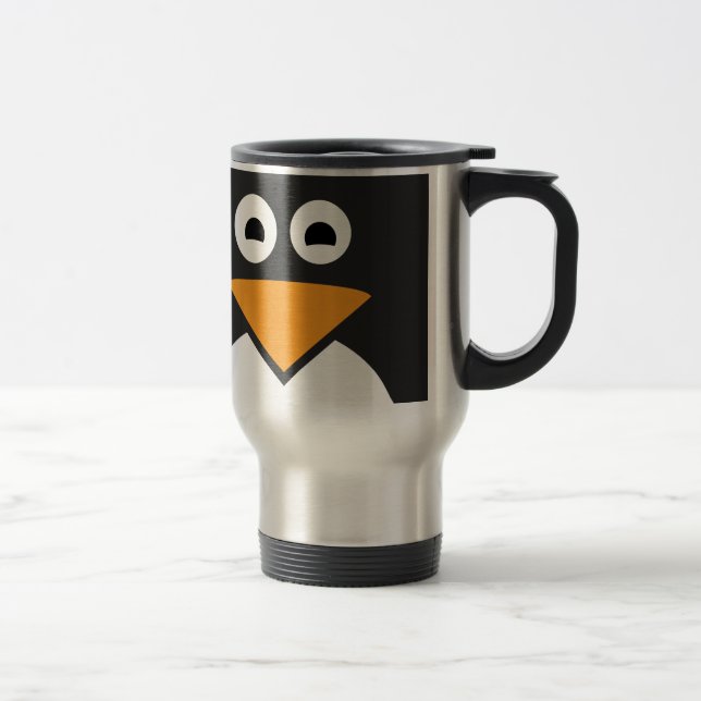 Caneca Térmica Cara do pinguim (Direita)