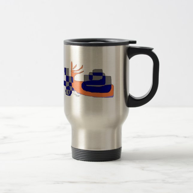 Caneca Térmica caracol azul (Direita)