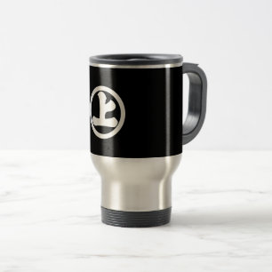 Caneca Térmica Caractere Kanji Jo em círculo