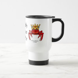 Caneca Térmica Caranguejo Royalty, Café, MmeWarriorWoman no Twitc