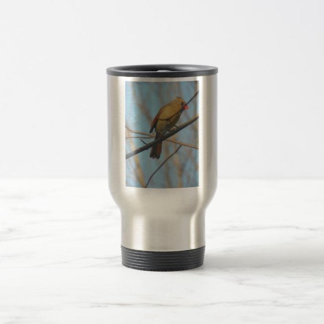 Caneca Térmica Cardinal feminino/Pássaro (Centro)