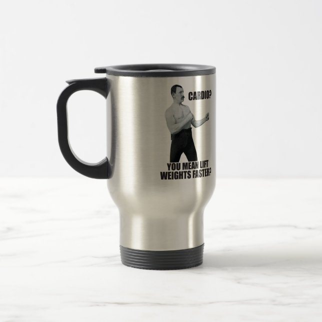 Caneca Térmica Cardio- - levante pesos mais rapidamente - homem (Esquerda)