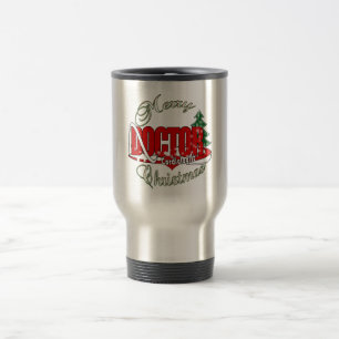 Caneca Térmica Cardiologista MÉDICO MERRY CHRISTMAS
