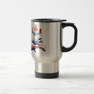 Caneca Térmica Cardo canadense escocês