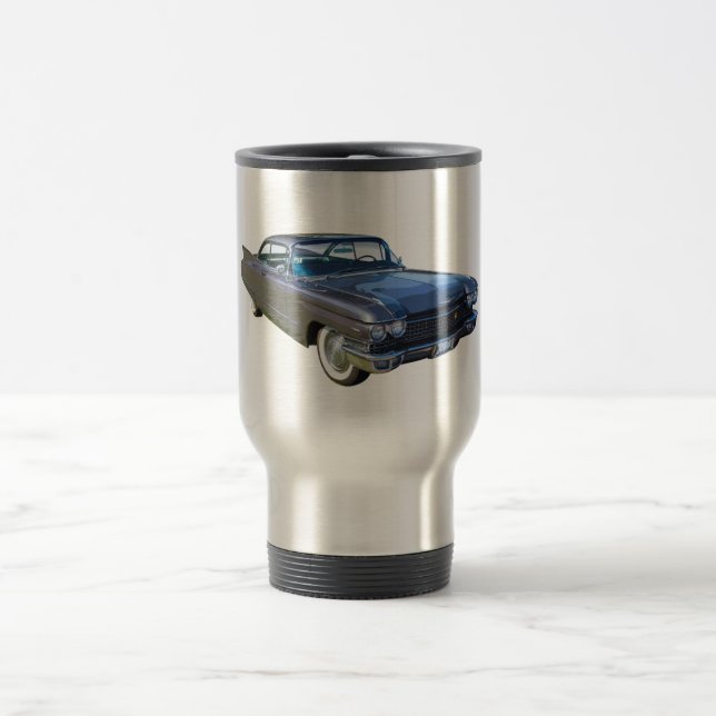 Caneca Térmica Carro 1960 luxuoso clássico do cadillac (Centro)