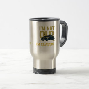 Caneca Térmica > Carro Clássico Vintage Aniversário Retro