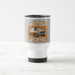Caneca Térmica Carros britânicos clássicos Petrolhead Vintage