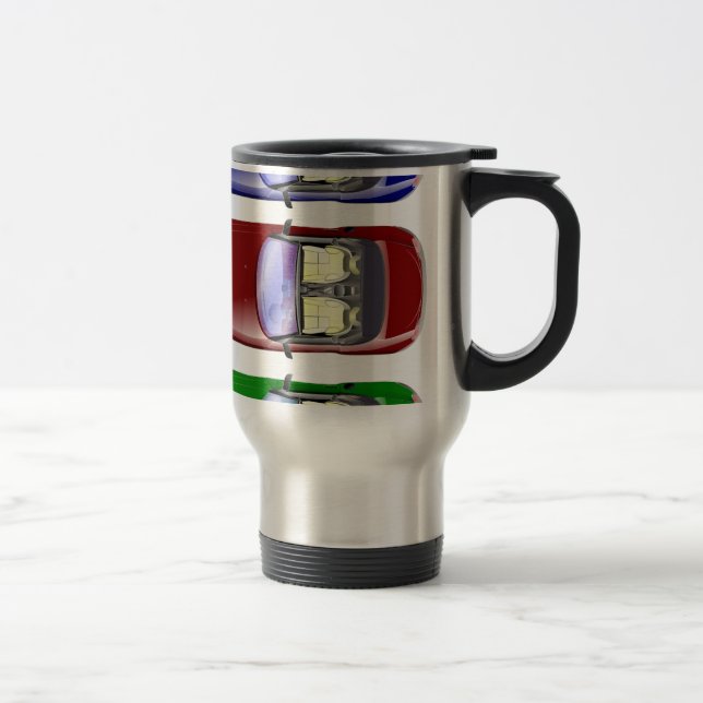 Caneca Térmica Carros coloridos (Direita)