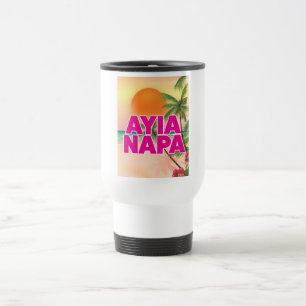 Caneca Térmica Cartaz de férias de Ayia Napa