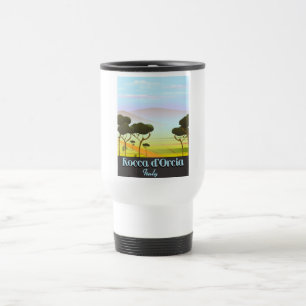 Caneca Térmica Cartaz de viagem Rocca d'Orcia Itália