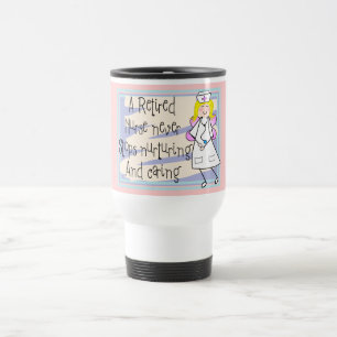 Caneca Térmica Cartões & presentes aposentados da arte do anjo da