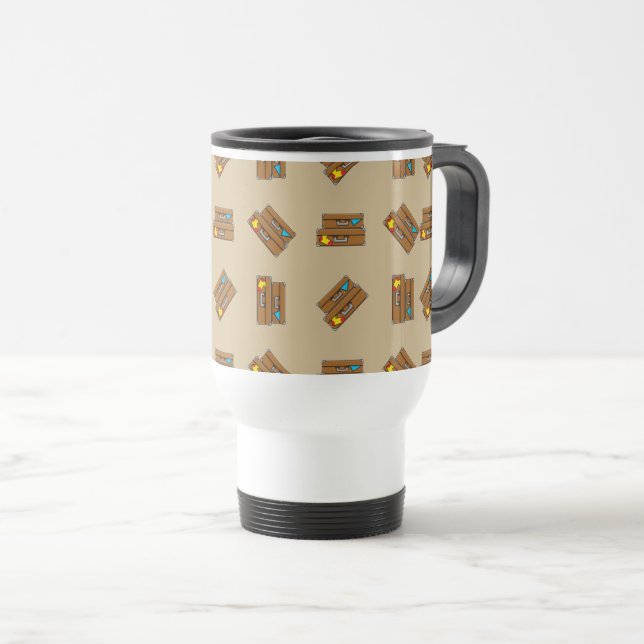Caneca Térmica Cartografia Bagagem (Frente Esquerda)