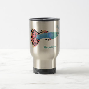 Caneca Térmica Cartografia de peixe tropical de rico bonito