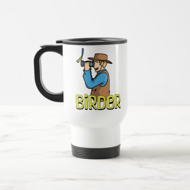 Caneca Térmica Cartoon Birder (Esquerda)