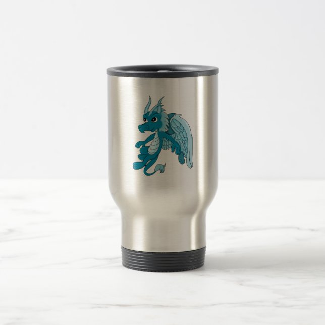 Caneca Térmica Cartoon Blue Dragon (Centro)