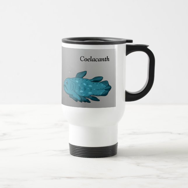 Caneca Térmica Cartoon Coelacanth (Direita)
