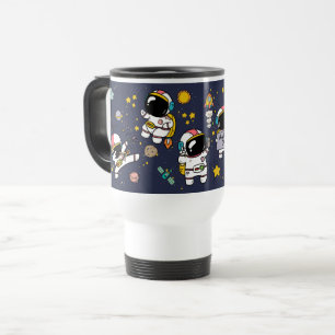 Caneca Térmica Cartoon espacial astronauta