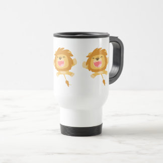 Caneca Térmica Cartoon Gelado De Viagem ao trabalho De Leão