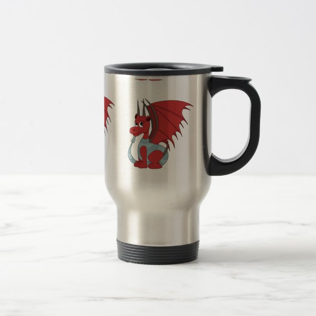 Caneca Térmica Cartoon Red Dragon (Direita)