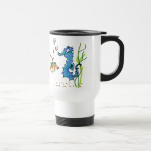 Caneca Térmica Cartoon Seacavalo Cute