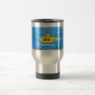 Caneca Térmica Cartoon submarino feliz