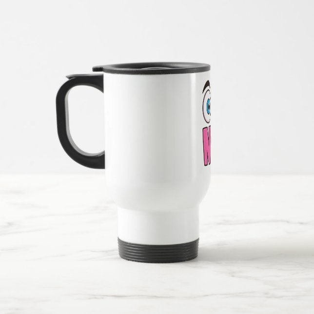 Caneca Térmica Cartum “Oh Não” Divertido (Esquerda)