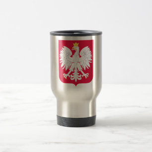 Caneca Térmica Casaco de armas Polônia polonês